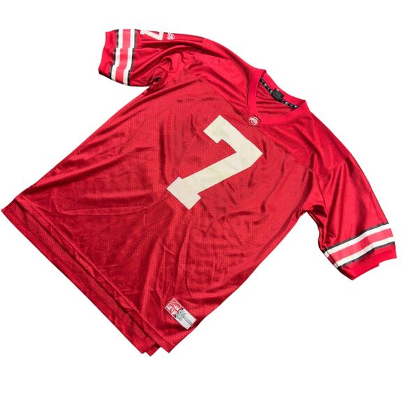 Silver Knight Ohio State Buckeyes Jersey Men's XL Red Short Sleeve Sportswear - Picture 3 of 7